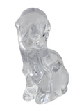 Daum Basset Hound Crystal Figurine