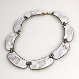 Kay Denning Enamel Fused Glass on Copper Necklace