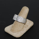 Diamond Heart Cocktail Ring 14K White Gold