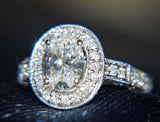 1.53ct Oval Brilliant Diamond Solitaire Ring