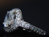 1.53ct Oval Brilliant Diamond Solitaire Engagement Ring