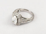 1.53ct Oval Brilliant Diamond Solitaire Engagement Ring