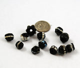 Antique Venetian Dog Teeth or ruffled beads - African Trade 