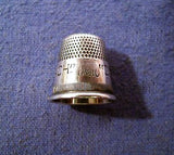 Antique Domestic Sewing Machine Sterling Thimble