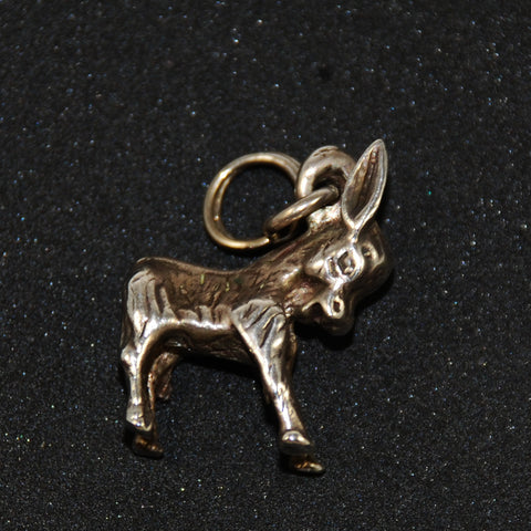  Sterling Silver Donkey Charm Vintage