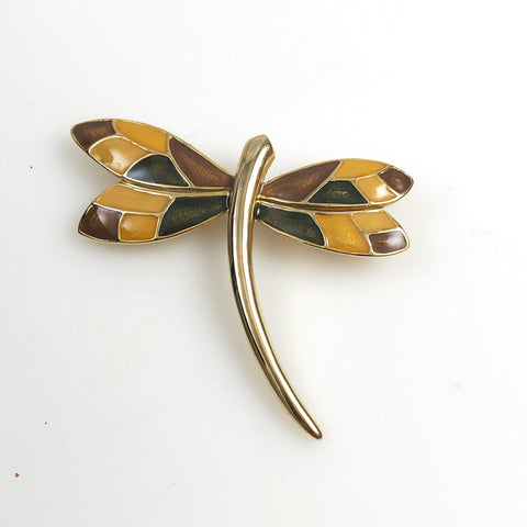 Enamel Dragonfly Pin