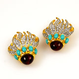Elizabeth Taylor Eternal Flame Earrings Avon