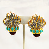 Elizabeth Taylor Eternal Flame Earrings Avon