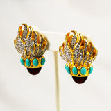 Elizabeth Taylor Eternal Flame Earrings Avon