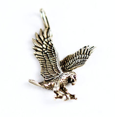 Sterling Silver Eagle Charm or Pendant Vintage