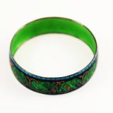 Green & Blue Elephant Enamel Bracelet