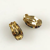 Vintage Ellen Designs Enamel Clip On Earrings