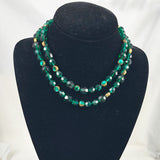 Emerald Green Swarovski Crystal Necklace