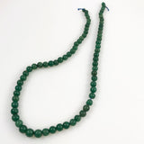 Emerald green gemstone beads