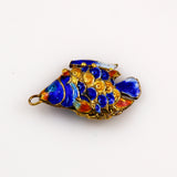Enamel Gold Articulated Fish Charm