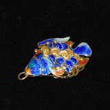 Enamel Gold Articulated Fish Charm 