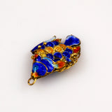 Enamel Articulated Fish Charm Vintage