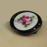 Enamel & Sterling Brooch and Button Set