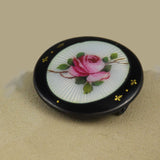 Enamel & Sterling Brooch and Button Set