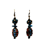 Antique Kashmiri Beaded Earrings