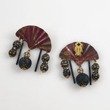 Vintage Jo Mars Designer clip on earrings. 