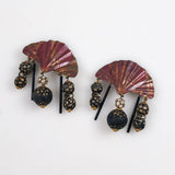 Vintage Jo Mars Designer clip on earrings. 