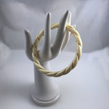 gold ivory bangle bracelet