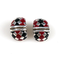 Sterling Harlequin Earrings by Flli Menegatti