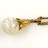 Gold Filled Floating Opal Necklace 