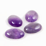 Purple fluorite cabochons oval