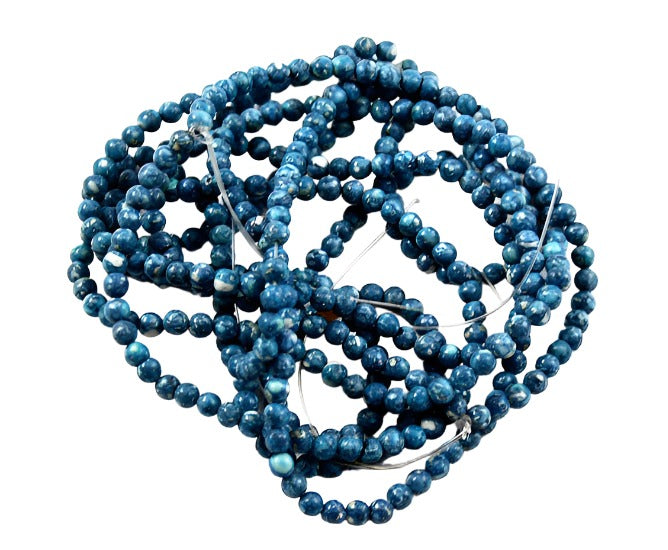Turquoise Fossil Gemstone Bead Strands