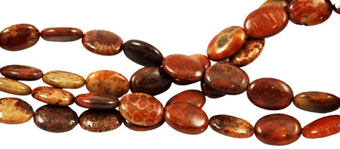 Fossilized Coral Ovals Natural Vintage