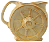 Frankoma Pottery Gold Wagon Wheel Creamer