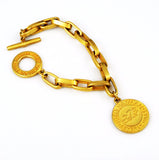Fred Hayman 273 Gold Medallion Bracelet