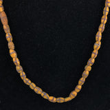 Yellow French Cross African Trade Beads