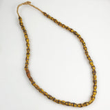 Yellow French Cross African Trade Beads