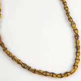 Yellow French Cross African Trade Beads