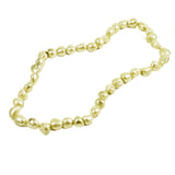 Freshwater Baroque Pearls in Celery Color