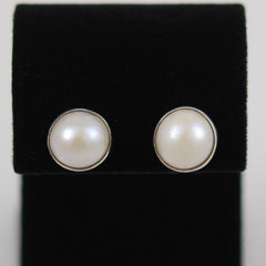 Freshwater Baroque Pearl & Sterling Earrings