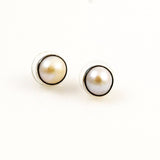 freshwater pearl stud earrings