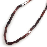 Garnet Gemstone Rectangular Beads