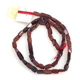 Garnet Gemstone Rectangular Beads