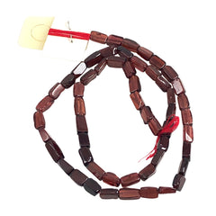Garnet Gemstone Rectangular Beads Strand