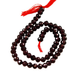 Faceted Garnet Gemstone Beads (6)