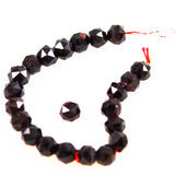 Faceted Garnet Gemstone Beads