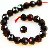 Faceted Garnet Gemstone Beads