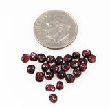 Garnet Gemstone Beads Off Round