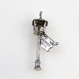 Georgetown Street Light Sterling Charm