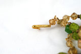 Clasp on Vintage Green German Lucite Parure - NWT