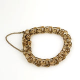 Gold Filled Triple Link Bracelet Vintage